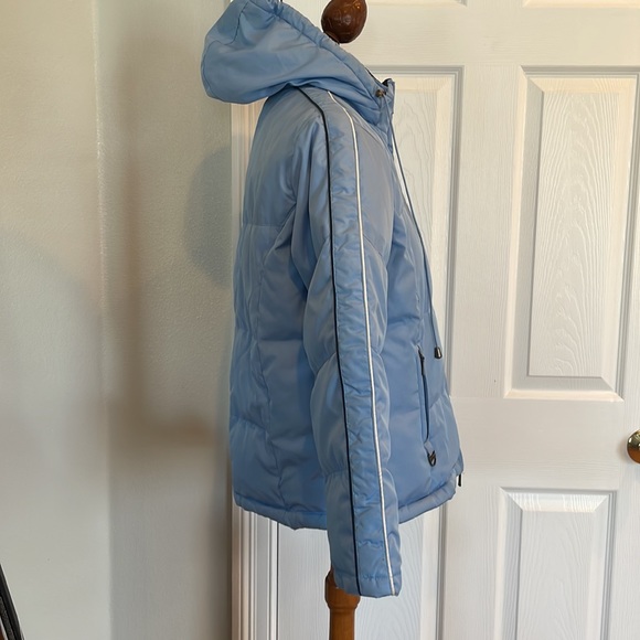 puffer ski jacket feather down removable hood girls 14 - Picture 5 of 13
